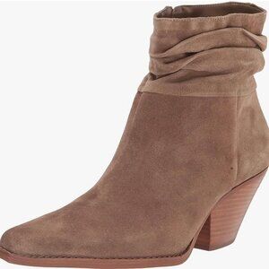 Vince Camuto Boots sz 38 Women's Nerlinji sz 7.5  38 Tan Footwear Suede Western